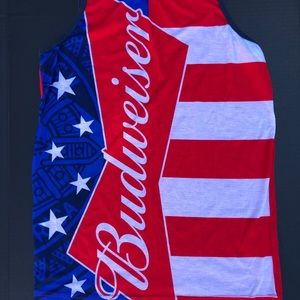 Budweiser ALL OVER Tank Muscle Tee Shirt